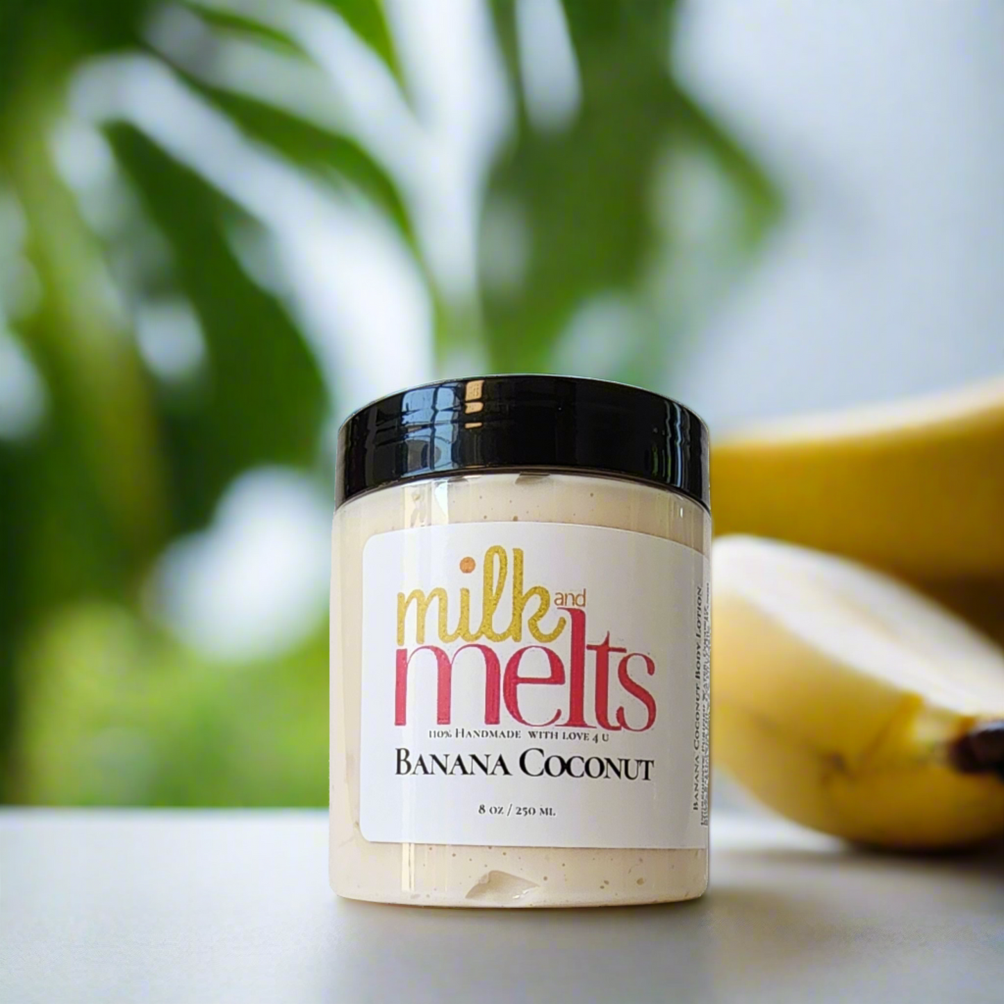 Banana Coconut Lotion – Tropical Hydrating Body Moisturizer