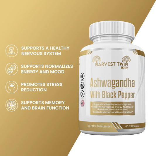 Harvest Twin Ashwagandha for Healthy Nervous System & Balanced Lifestyle