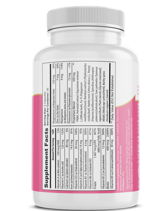 Hair, Skin & Nails Formula – Vitamins for Beauty & Wellness