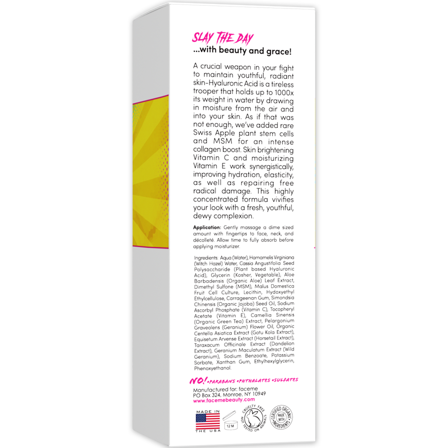 Faceme | Hyaluronic Acid Serum | Deep Hydration & Skin Plumping | GISTMI