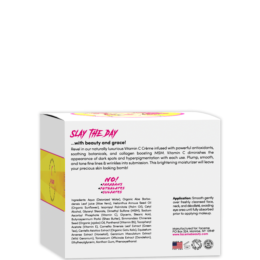 Faceme | 15% Vitamin C Crème | Brightening & Anti-Aging Moisturizer | GISTMI