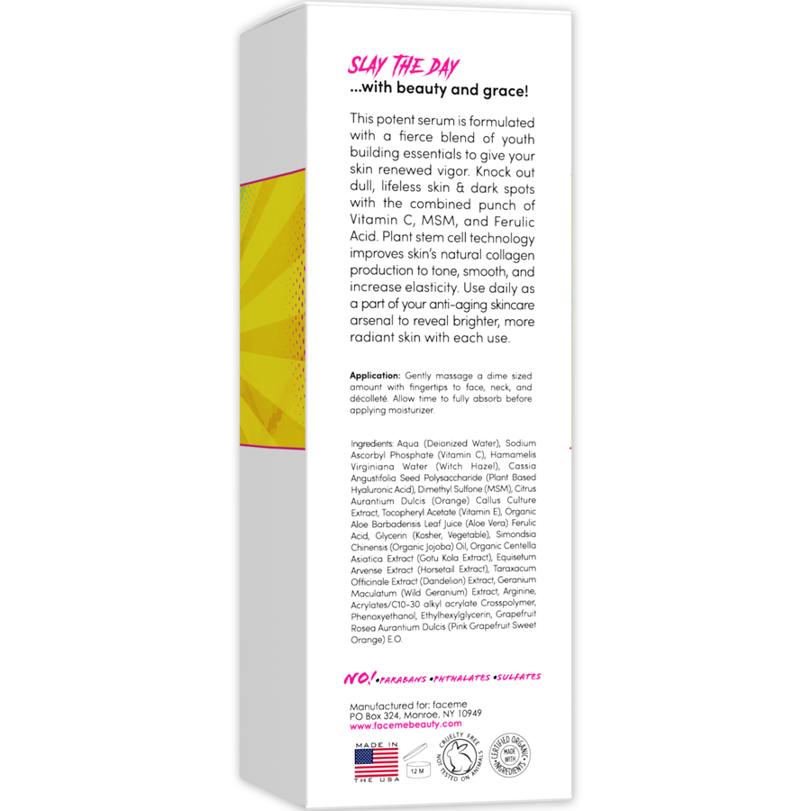 Faceme | 20% Vitamin C Serum | Brightening & Firming Skincare | GISTMI