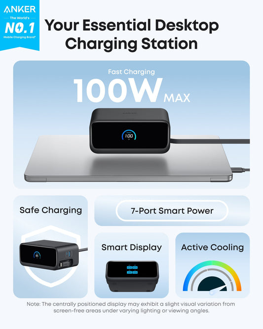 Anker Nano Charging Station (7 - in - 1, 100W) - GISTMI