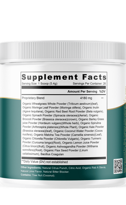 Daily Greens Superfood Blend β Nutrient - Rich Powder for Overall Wellness - GISTMI