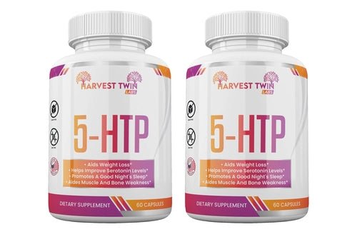 harvest Twin 5 - HTP Mood Enhancer Supplement for Increased Serotonin Levels - GISTMI