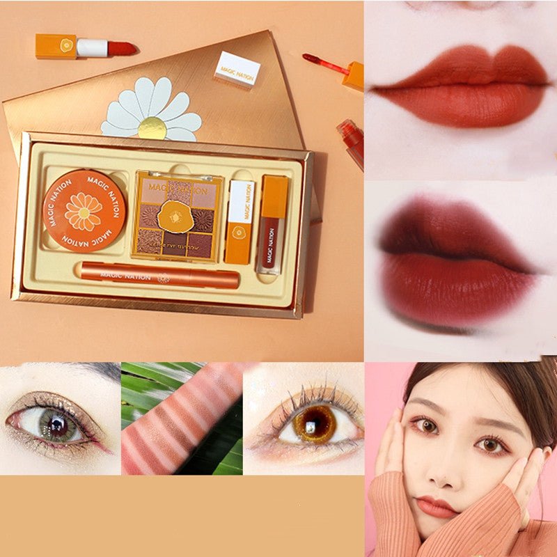 Makeup Combination Dream Country Flower Chaoyuexi 5 - Piece Set – Complete Cosmetics Kit - GISTMI