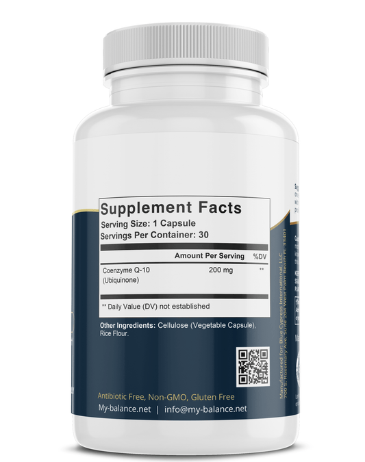 oenzyme Q10 (CoQ10) β Antioxidant & Heart Health Supplement - GISTMI
