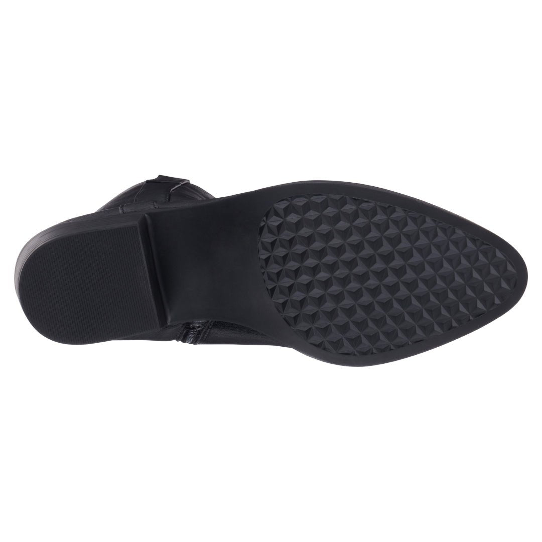 Women’s Qakley Black Bootie – Stylish Ankle Boots with Modern Edge - GISTMI