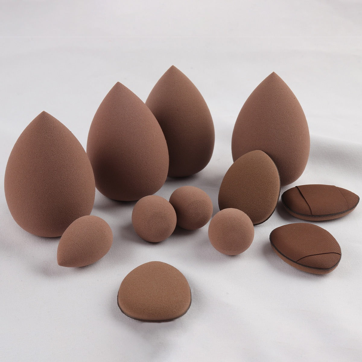 40-Piece Makeup Tool Set With Beauty Blender & Soft Sponge Puffs – Complete Brush & Blending Kit