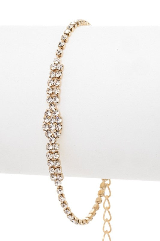 3 IN 1 Rhinestone Bridal Neccklace Set