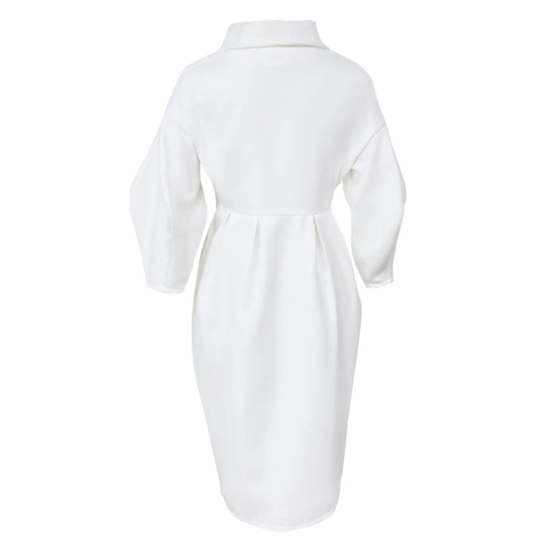 Women’s Classic Long Winter Coat – Double-Breasted Belted Trench Overcoat