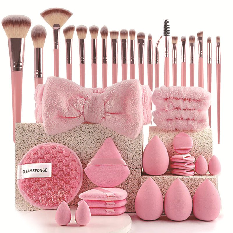 40 - Piece Beauty Tools Major Combination Set – Complete Face Wash & Makeup Tool Kit - GISTMI