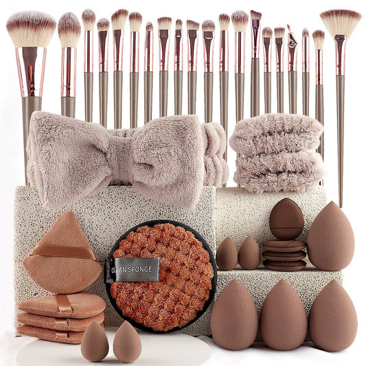 40 - Piece Beauty Tools Major Combination Set – Complete Face Wash & Makeup Tool Kit - GISTMI