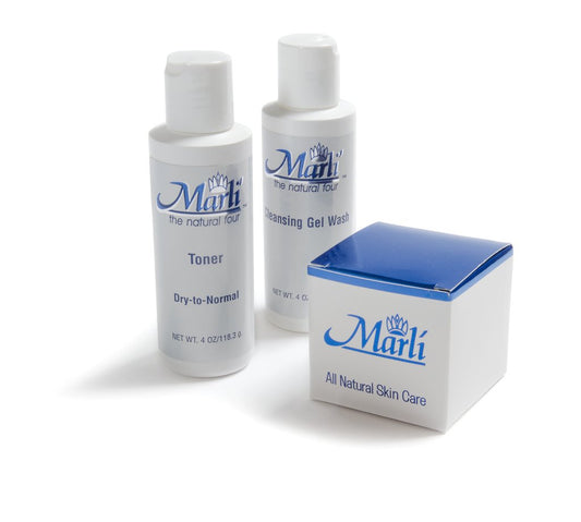 Marli Revitalizing Vitamin EDA Moisturizer, Cleanser,  & Toner Skin Care Kit