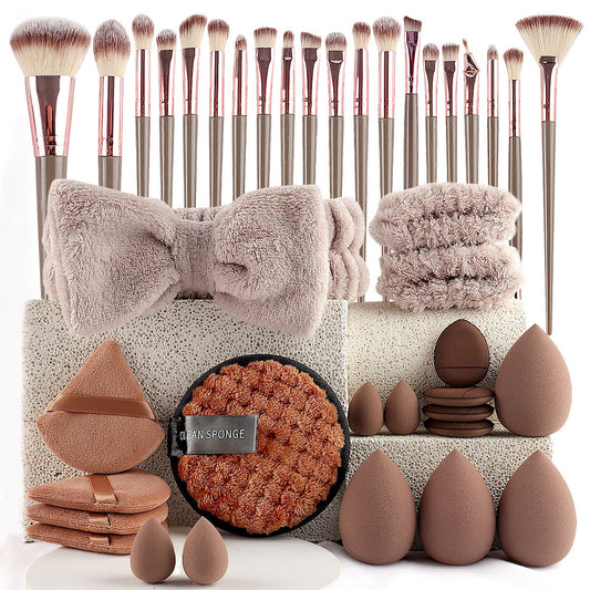 40-Piece Beauty Tools Major Combination Set – Complete Face Wash & Makeup Tool Kit