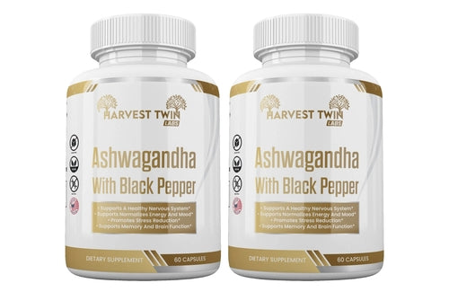 Harvest Twin Ashwagandha for Healthy Nervous System & Balanced Lifestyle