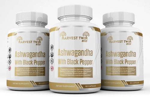 Harvest Twin Ashwagandha for Healthy Nervous System & Balanced Lifestyle