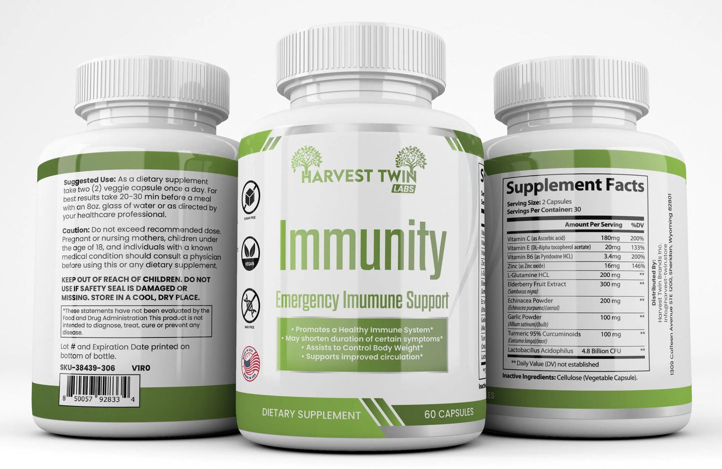 Harvest Twin Emergency Immune Support
