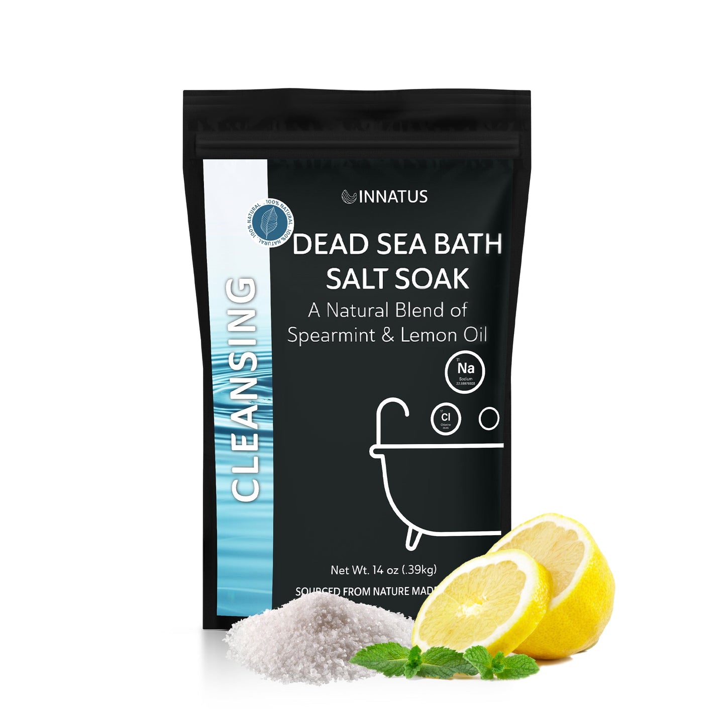 Innatus Luxury Dead Sea Spa Gift Set – Bath Salt, Magnesium Flakes, Magnesium