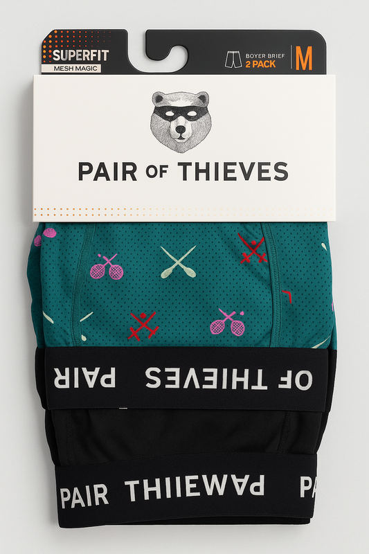 Pair of Thieves Boxer Briefs Green 2 Pack