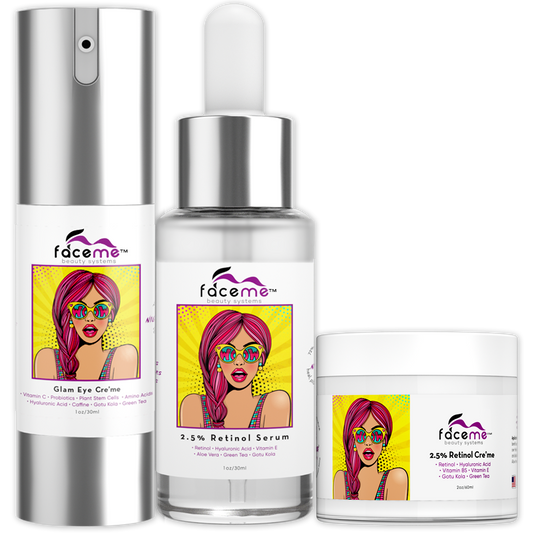 Faceme | Night Slayer Bundle | Retinol Overnight Renewal Set | GISTMI