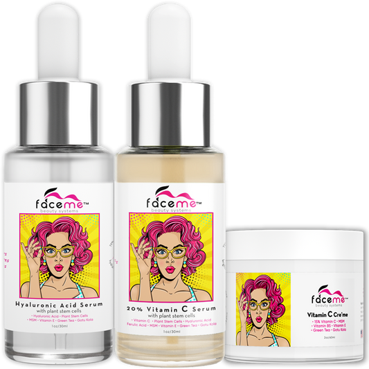 Faceme | Day Slayer Bundle | Hydrating & Brightening Skincare Set | GISTMI