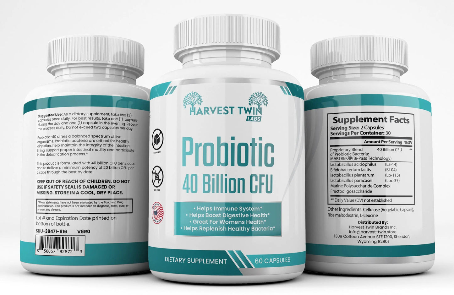 Harvest Twin Probiotic - 40 Billion CFU