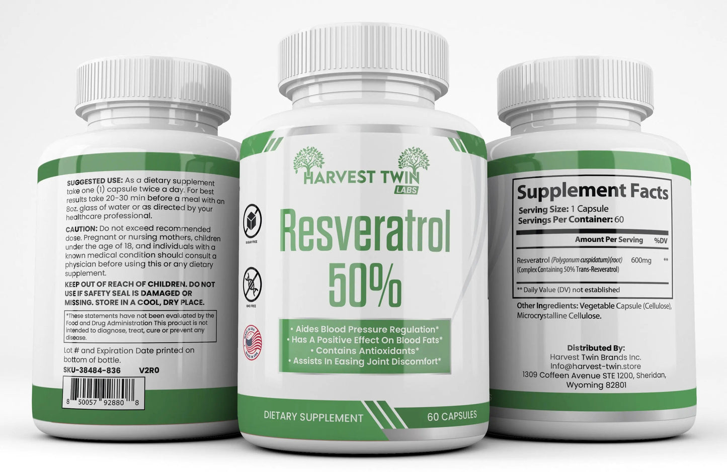 Harvest Twin Resveratrol 50%