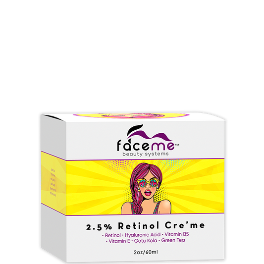 Faceme | 2.5% Retinol Crème | Overnight Renewal Anti-Aging Cream | GISTMI