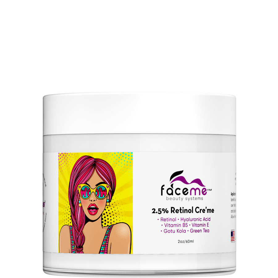 Faceme | 2.5% Retinol Crème | Overnight Renewal Anti-Aging Cream | GISTMI