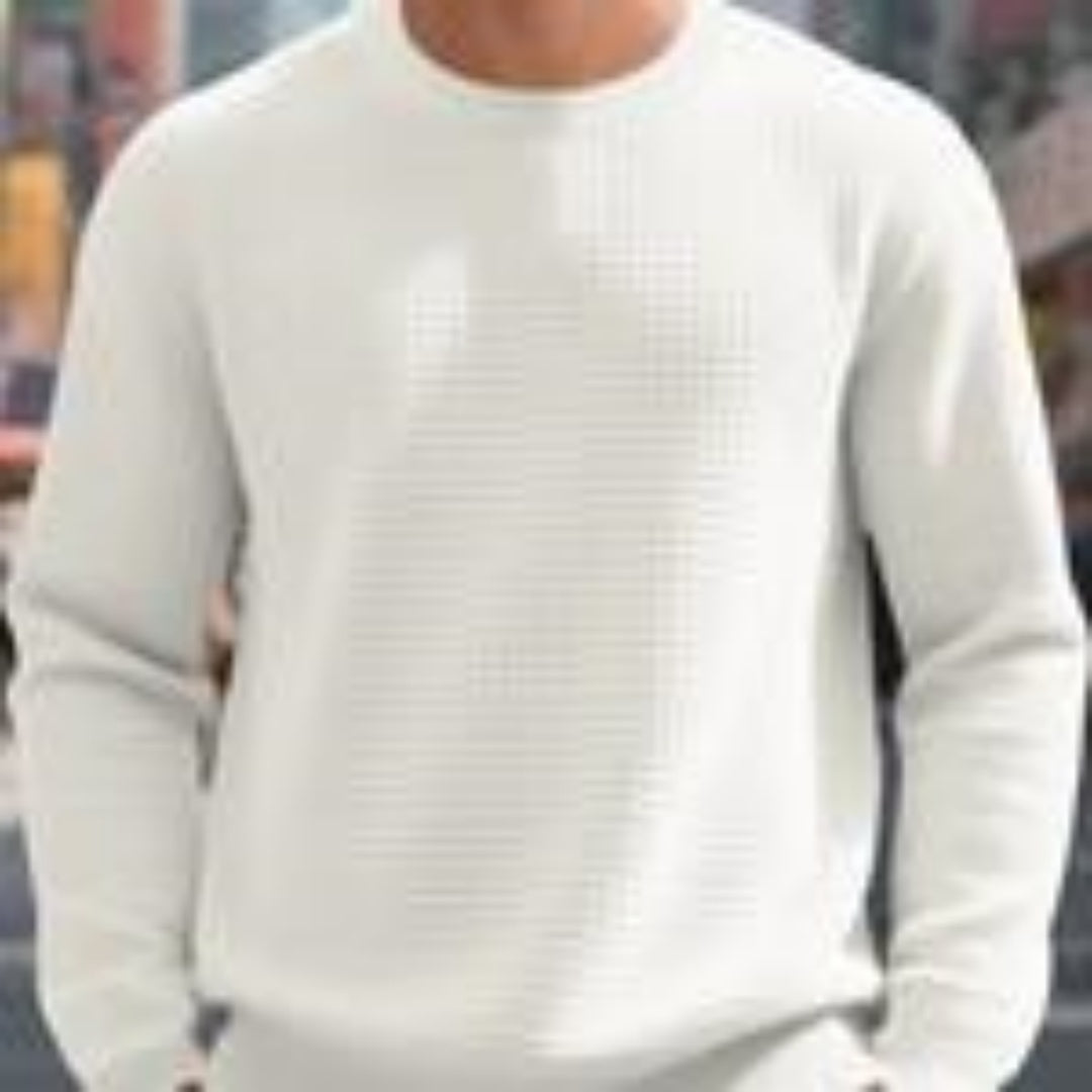 Export Quality English European And American Sizes Jacquard Round Neck Hoodie For Men