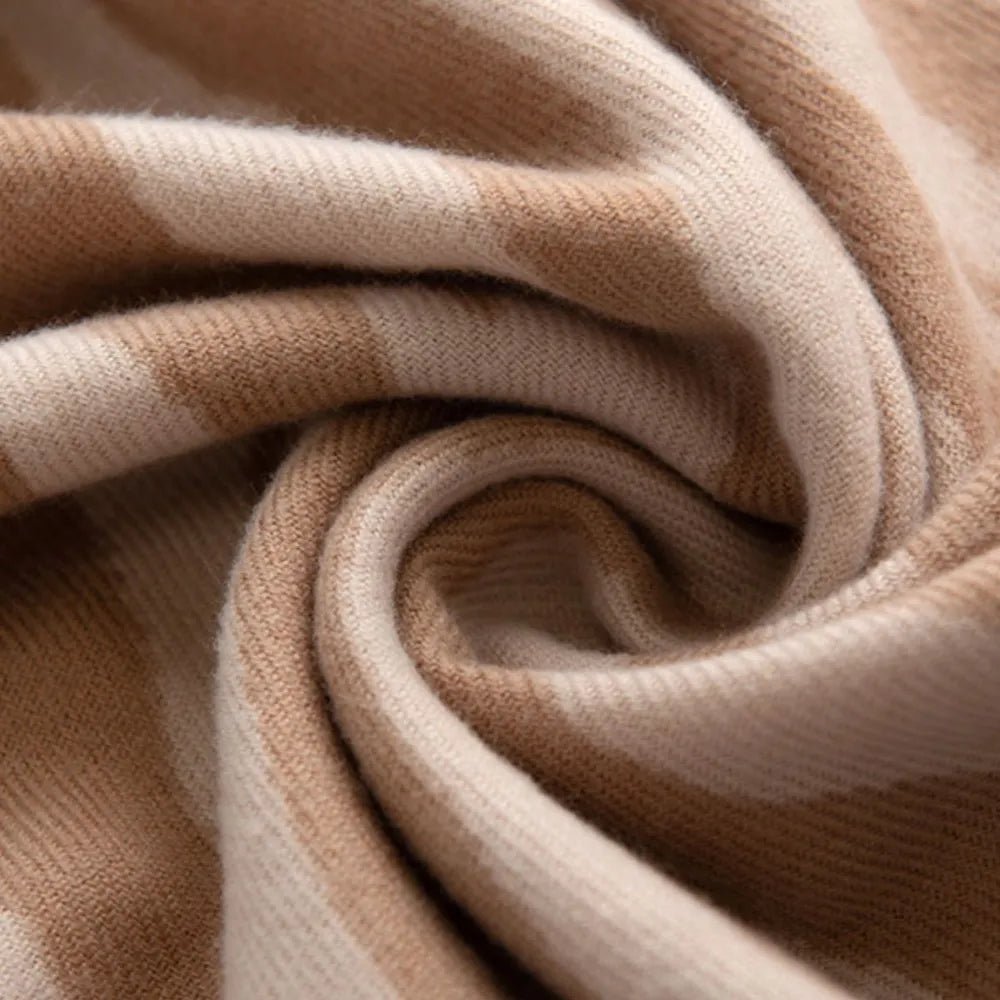 Animal Print Polyester Scarf – Wild Style, Everyday Versatility - GISTMI