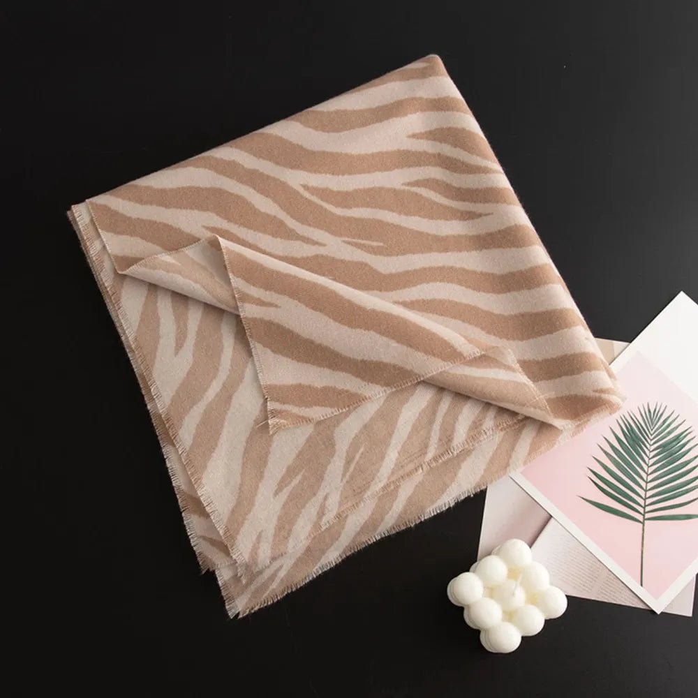 Animal Print Polyester Scarf – Wild Style, Everyday Versatility - GISTMI