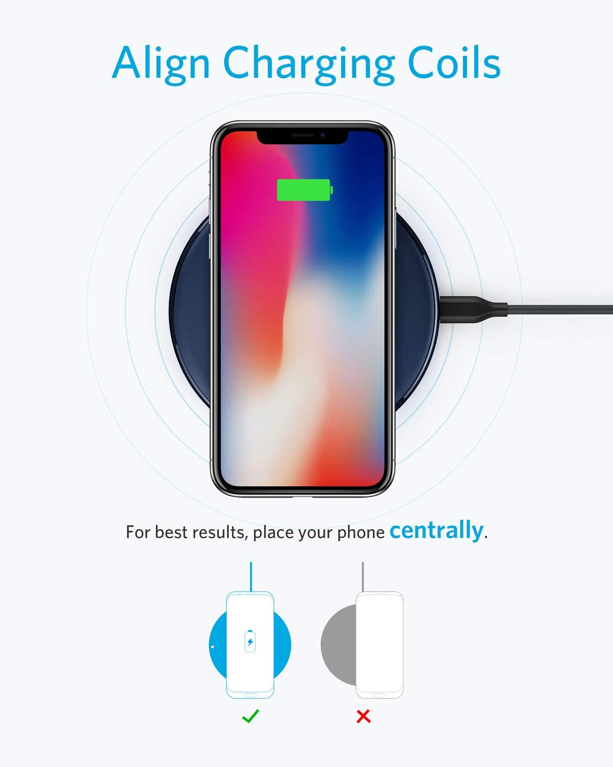 Anker 313 Wireless Charger (Pad) - GISTMI