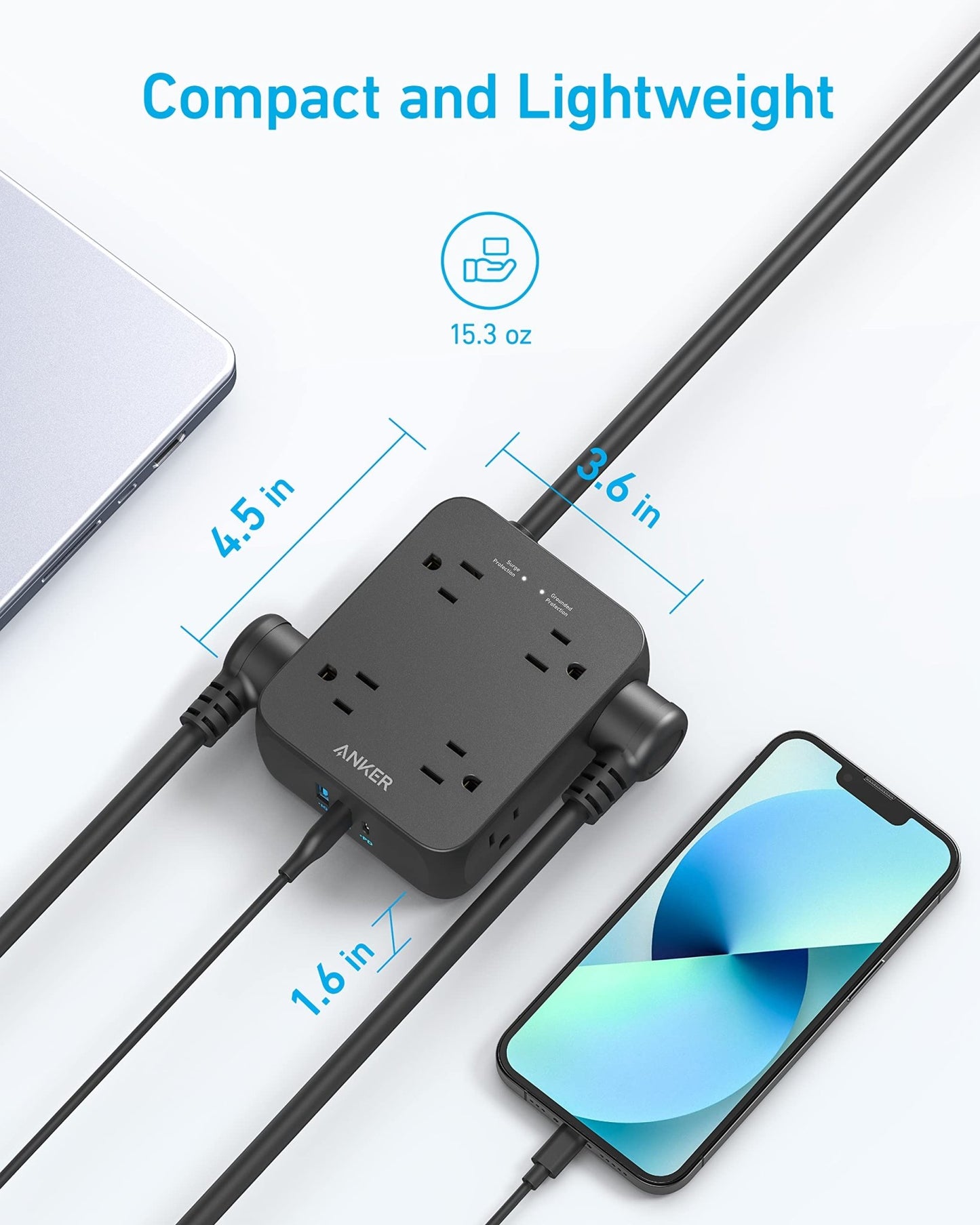 Anker 341 USB Power Strip - GISTMI