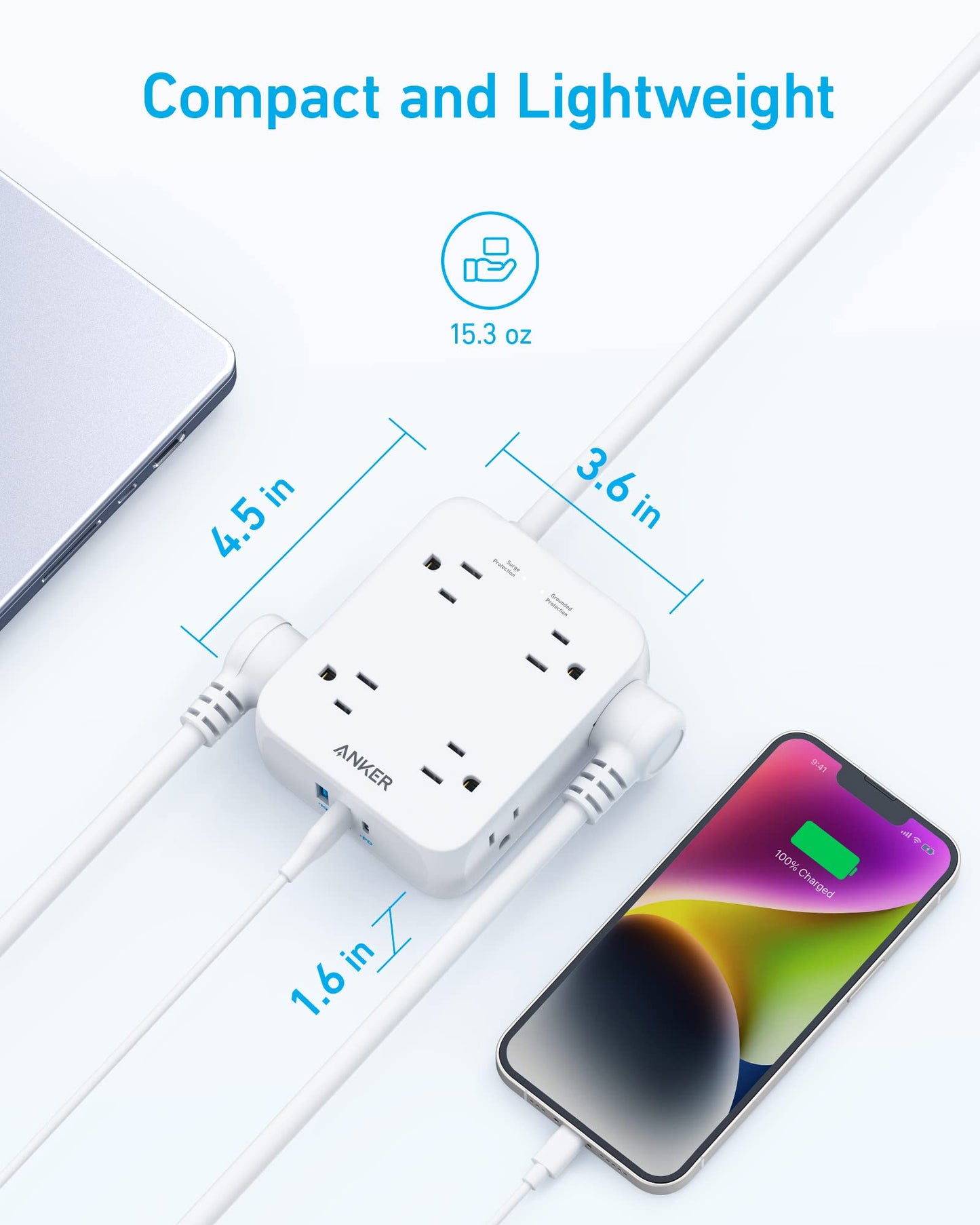 Anker 341 USB Power Strip - GISTMI