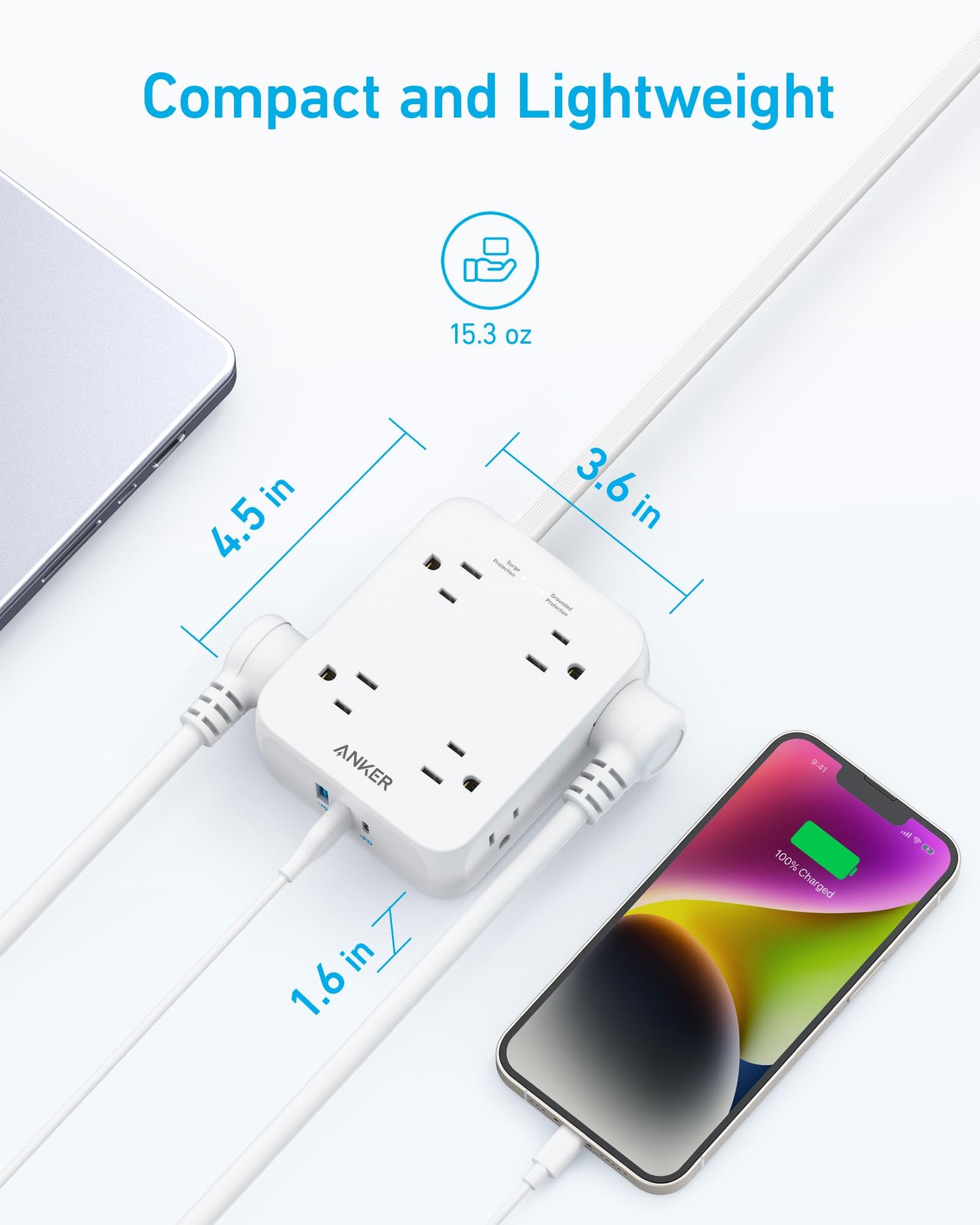 Anker 341 USB Power Strip - GISTMI
