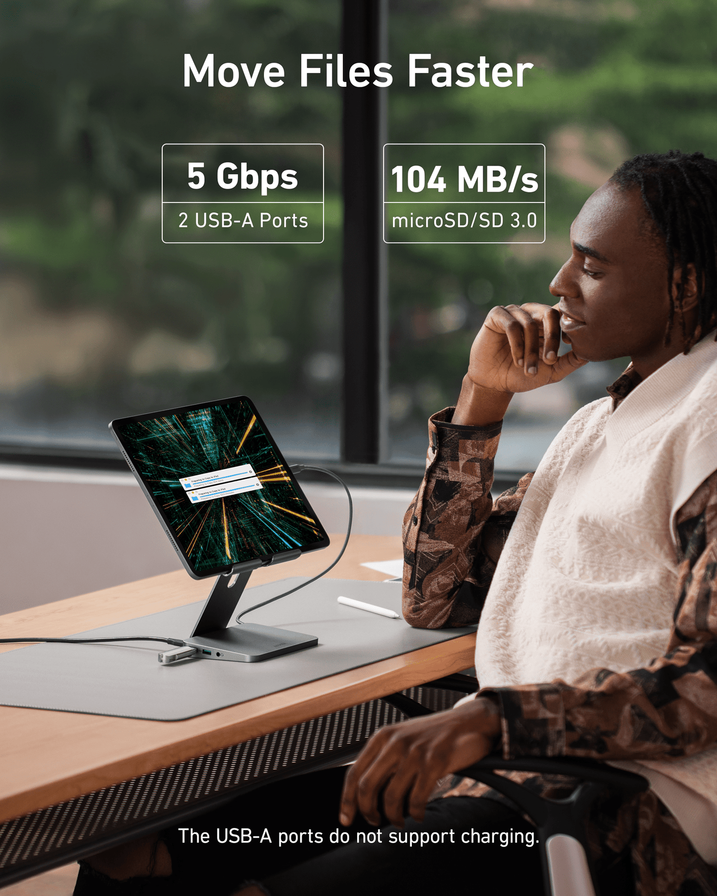 Anker 551 USB - C Hub (8 - in - 1, Tablet Stand) - GISTMI