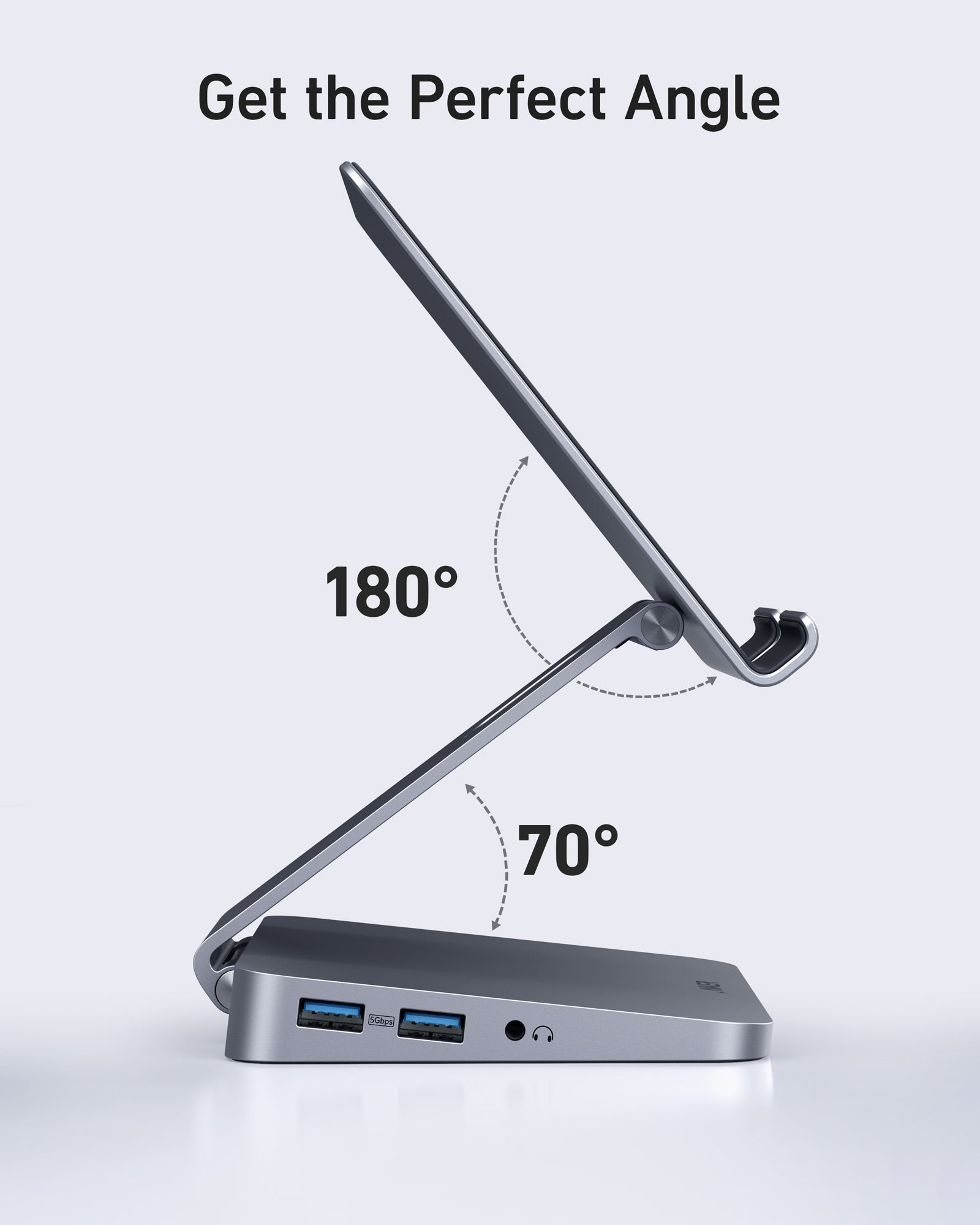 Anker 551 USB - C Hub (8 - in - 1, Tablet Stand) - GISTMI