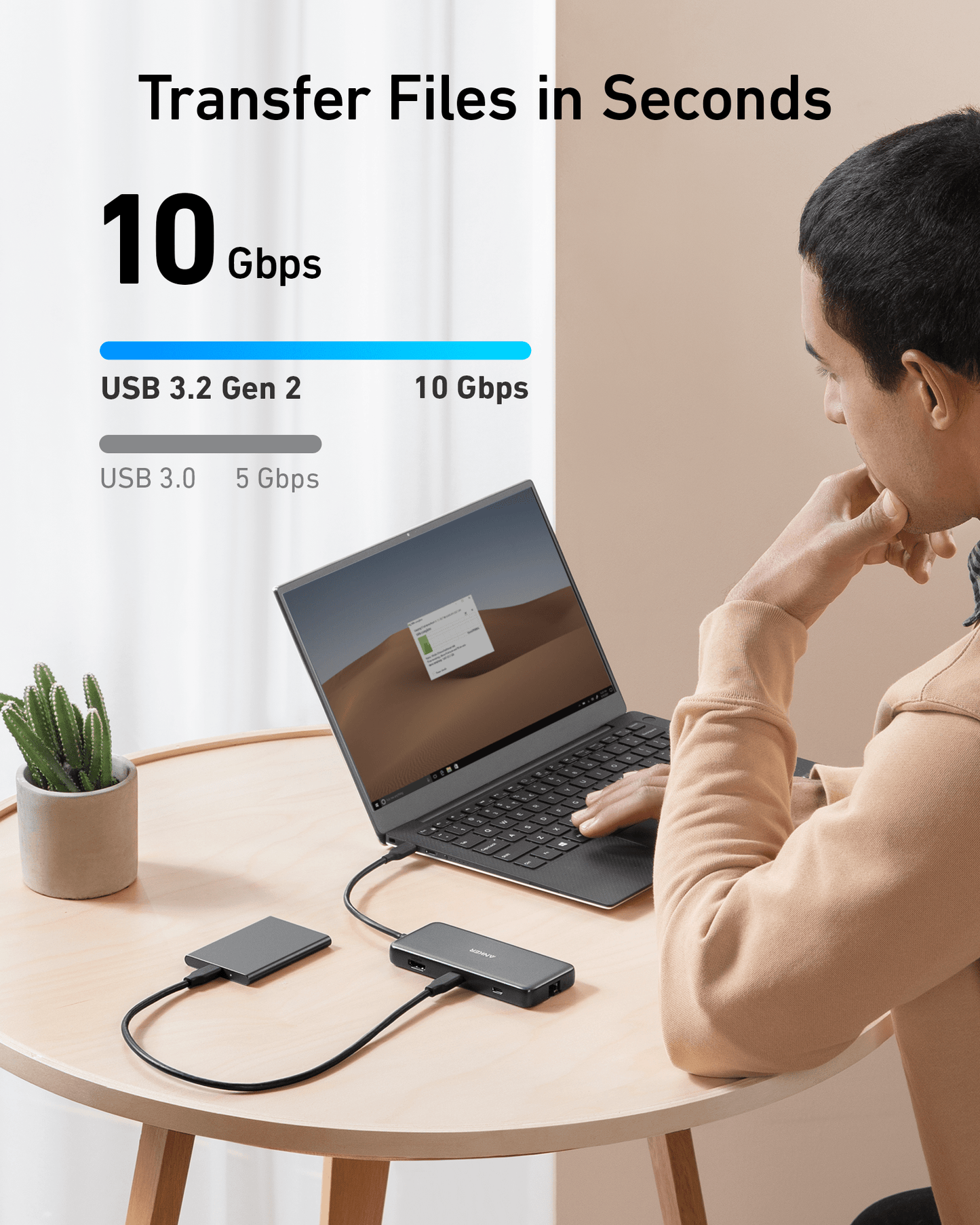 Anker 555 USB - C Hub (8 - in - 1) - GISTMI