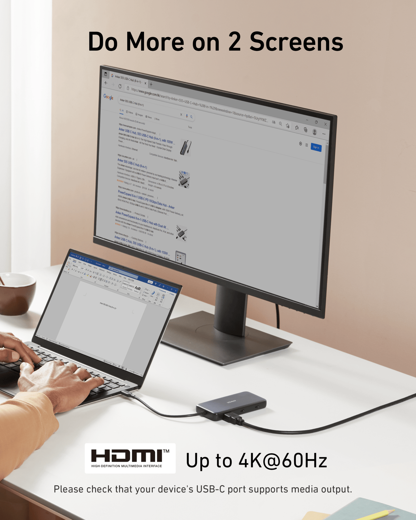 Anker 555 USB - C Hub (8 - in - 1) - GISTMI