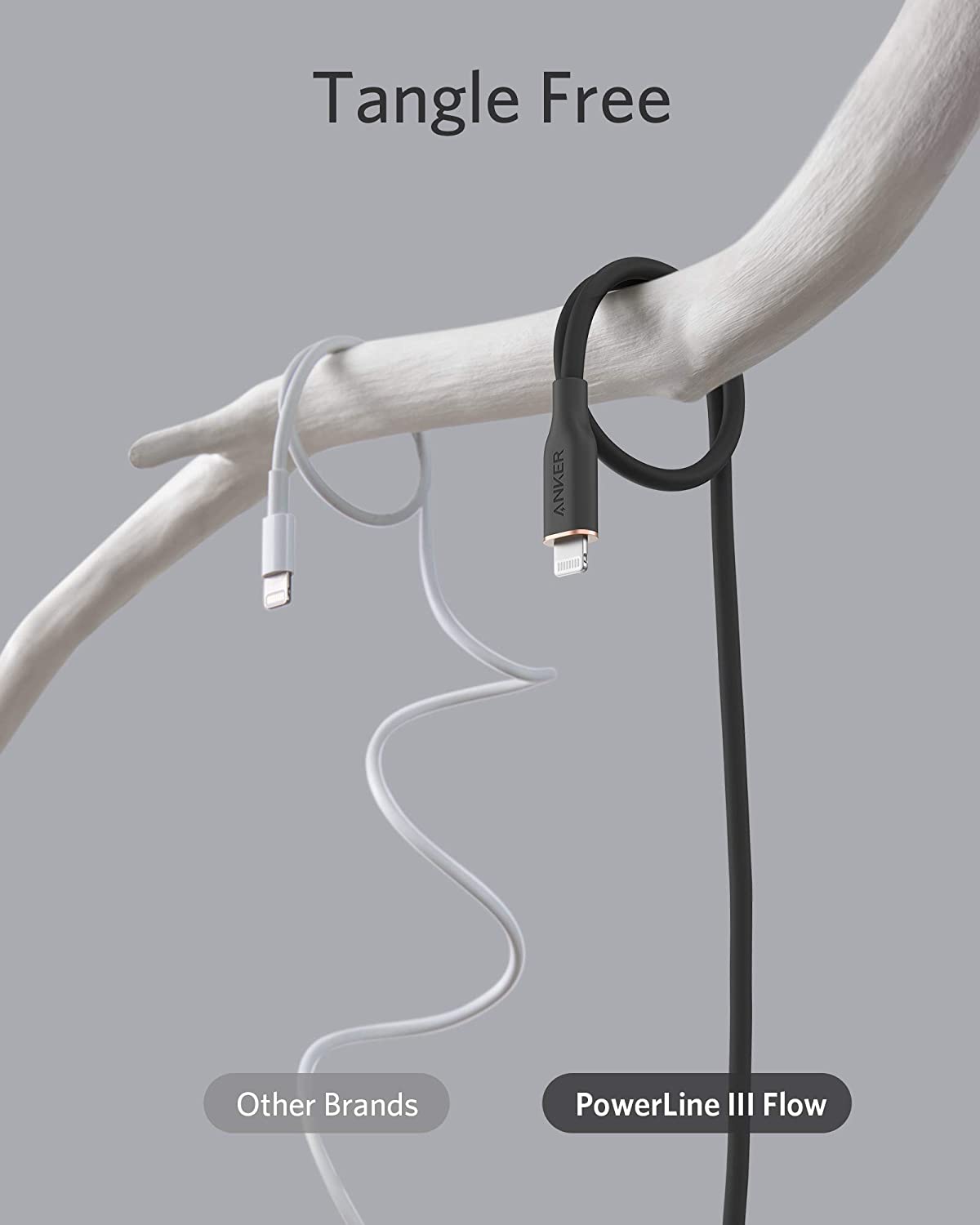 Anker 641 USB - C to Lightning Cable (Flow, 3 ft Silicone) - GISTMI