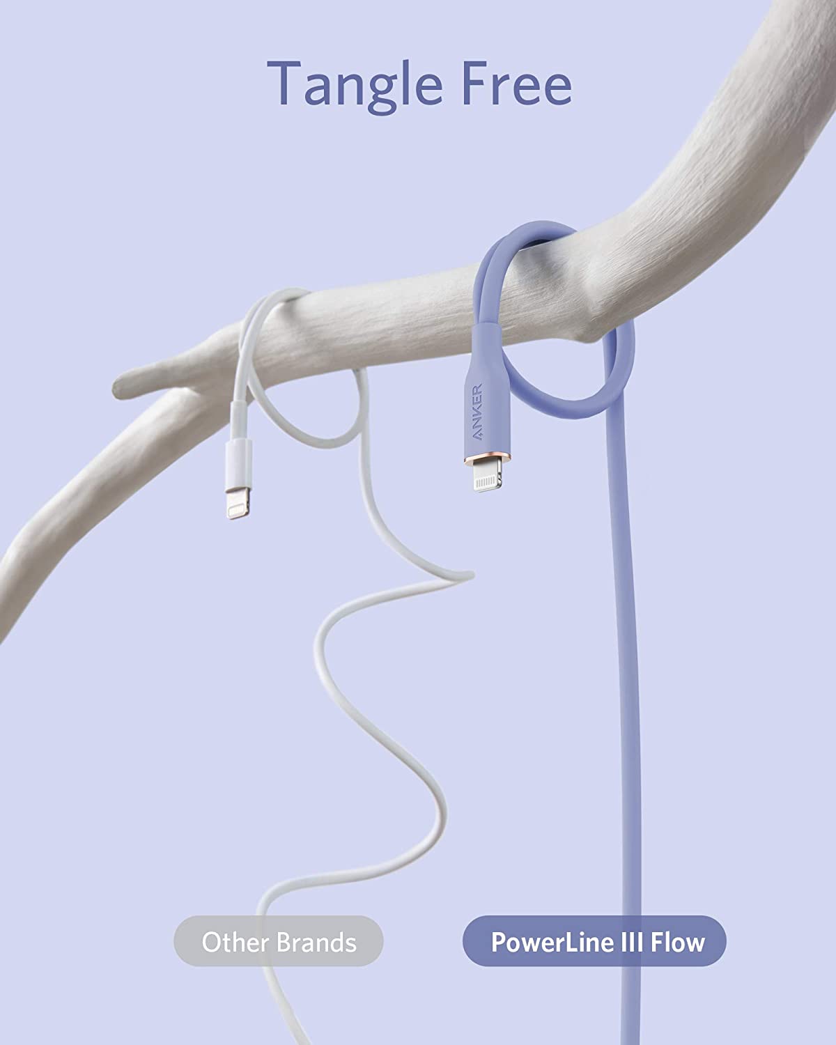 Anker 641 USB - C to Lightning Cable (Flow, 3 ft Silicone) - GISTMI