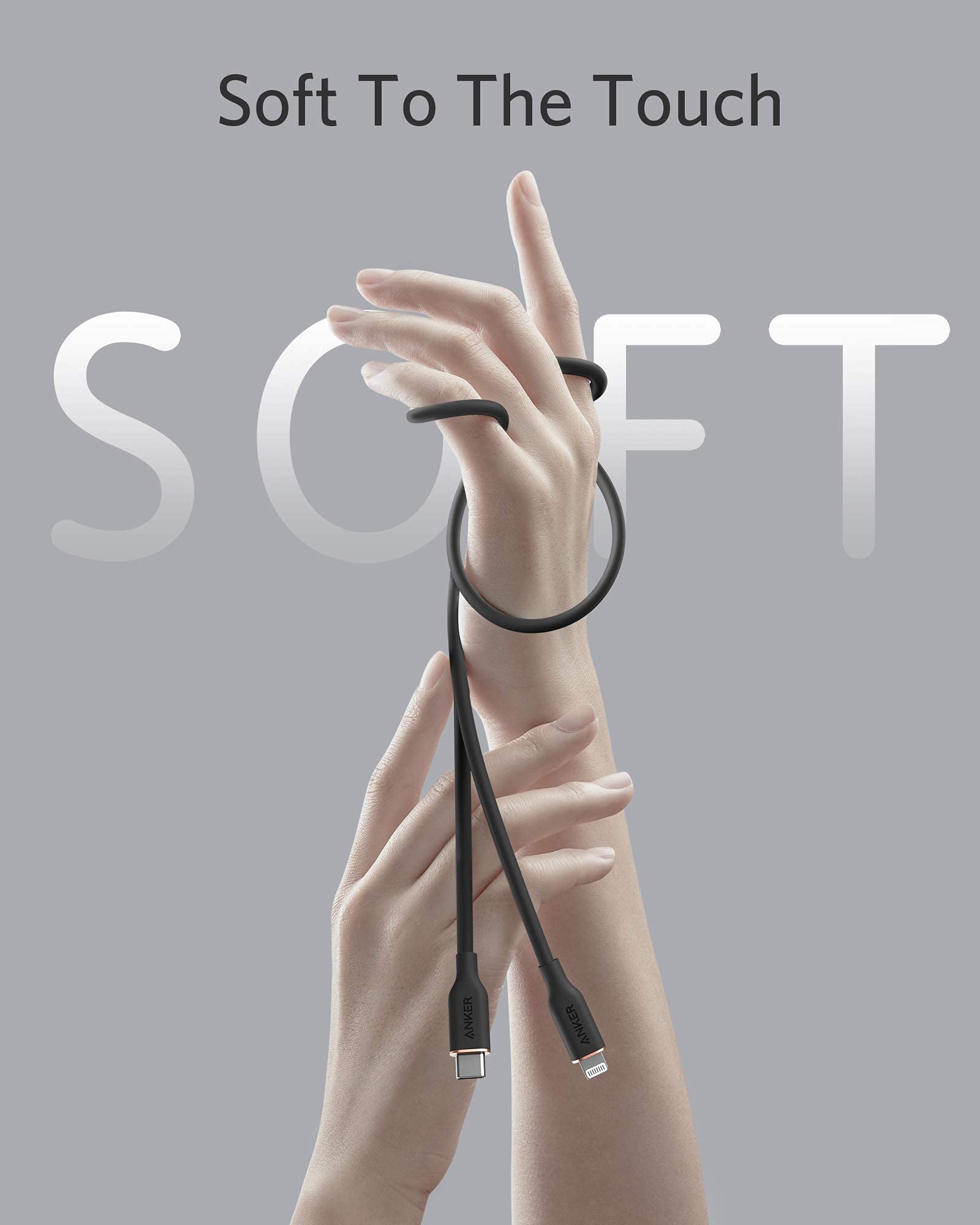 Anker 641 USB - C to Lightning Cable (Flow, Silicone) - GISTMI