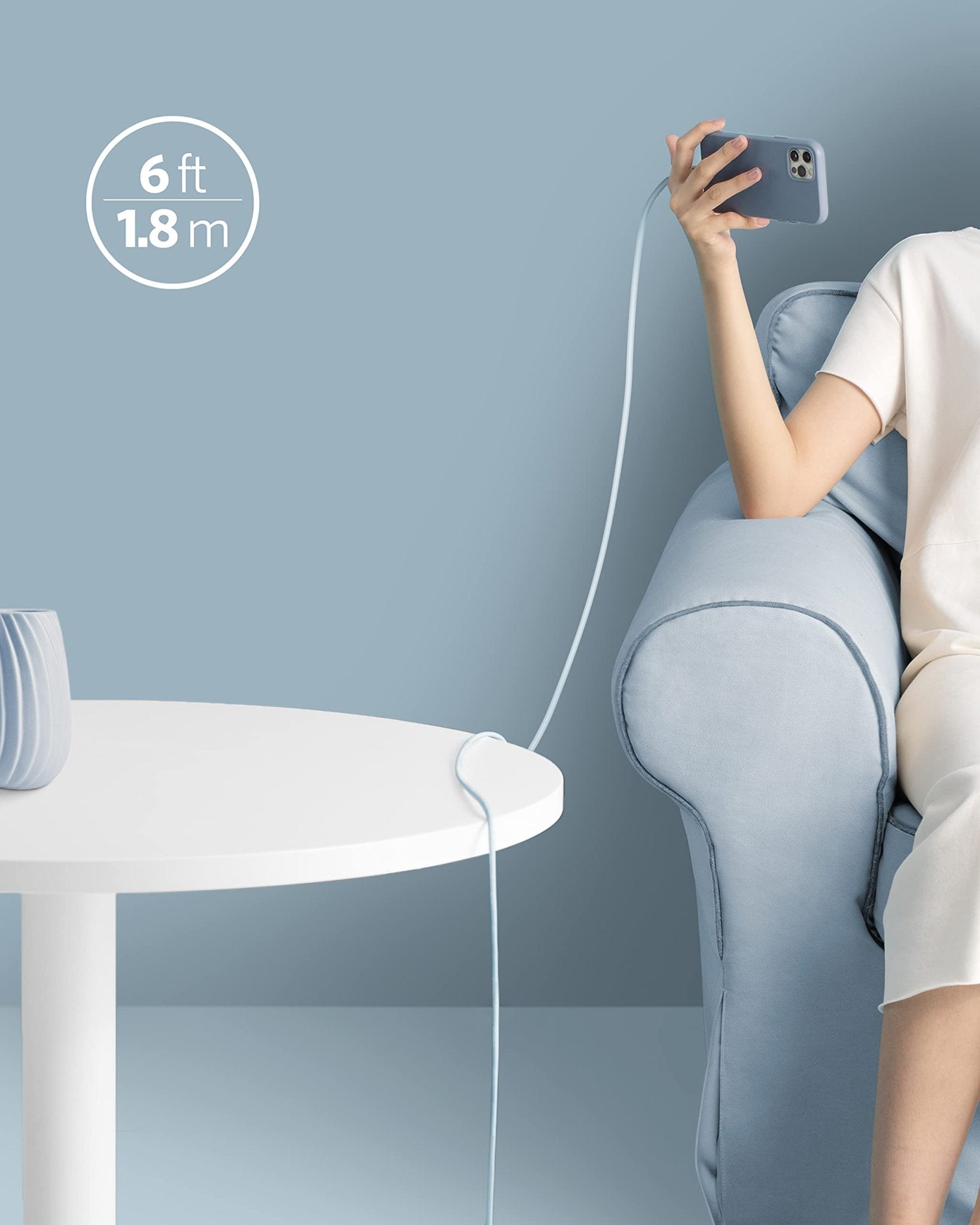 Anker 641 USB - C to Lightning Cable (Flow, Silicone) - GISTMI