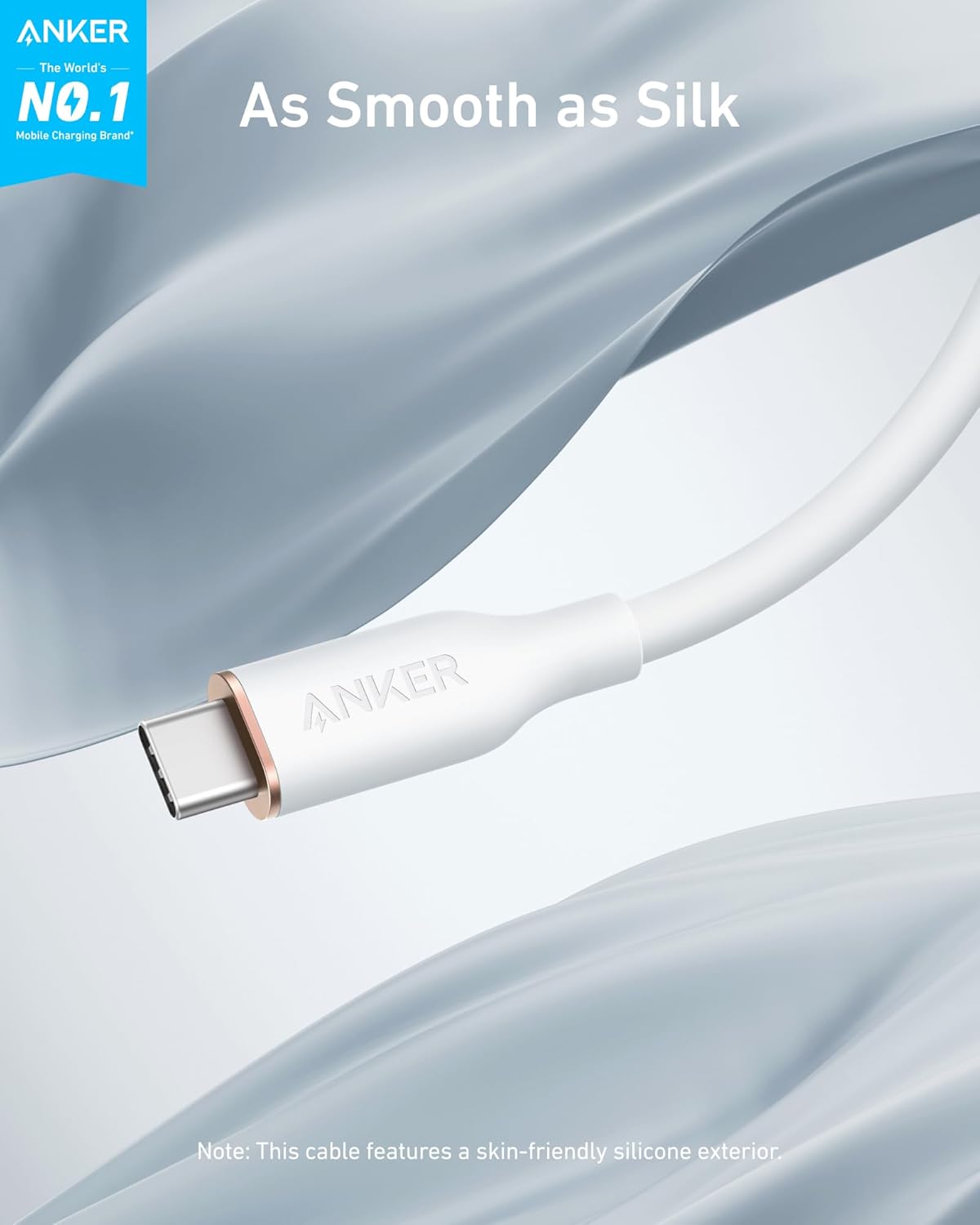 Anker 643 USB - C to USB - C Cable (Flow, Silicone) - GISTMI