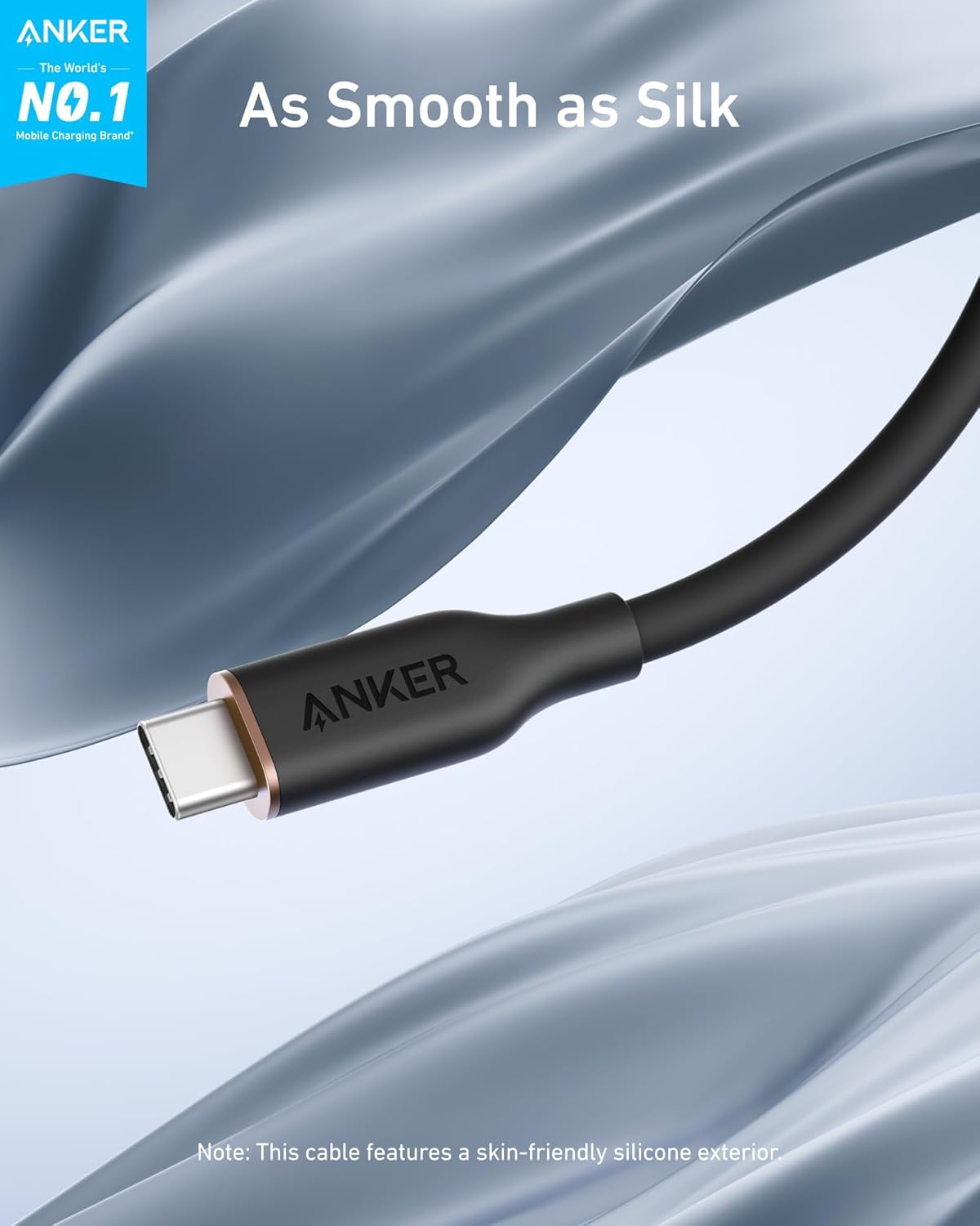 Anker 643 USB - C to USB - C Cable (Flow, Silicone) - GISTMI