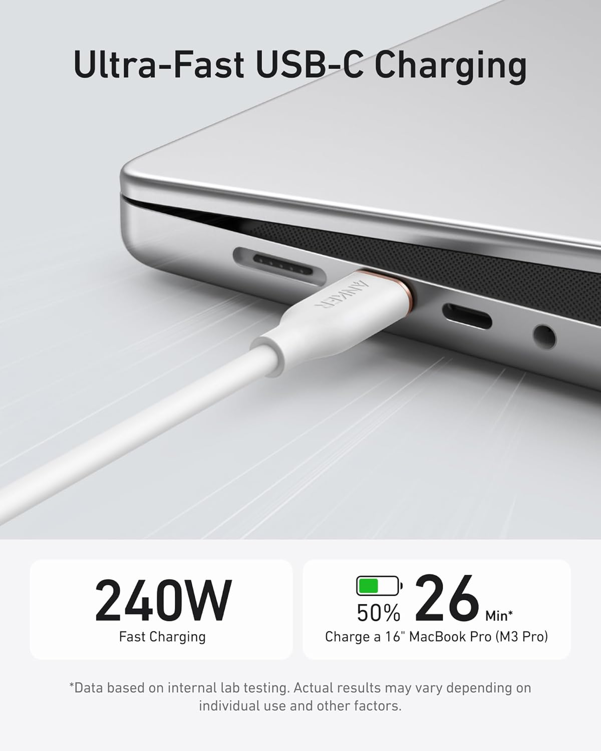 Anker 643 USB - C to USB - C Cable (Flow, Silicone) - GISTMI