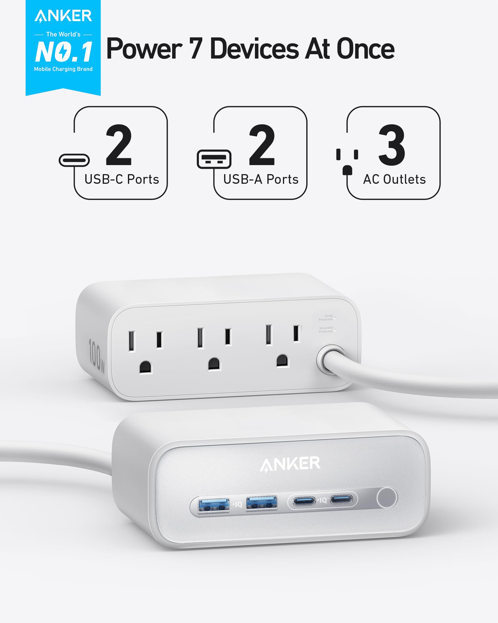 Anker Charging Station (7 - in - 1, 100W) - GISTMI