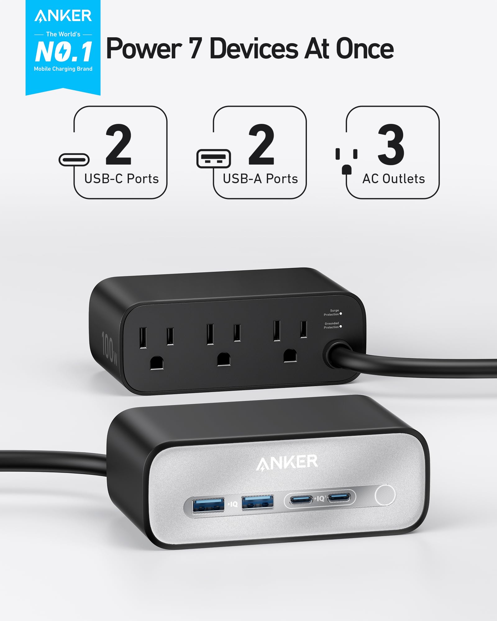 Anker Charging Station (7 - in - 1, 100W) - GISTMI